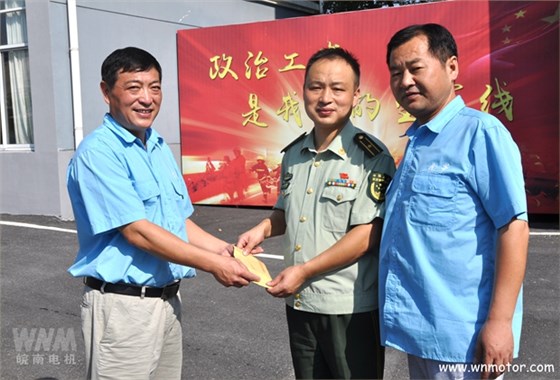 皖南電機(jī)建軍節(jié)走訪涇縣消防大隊