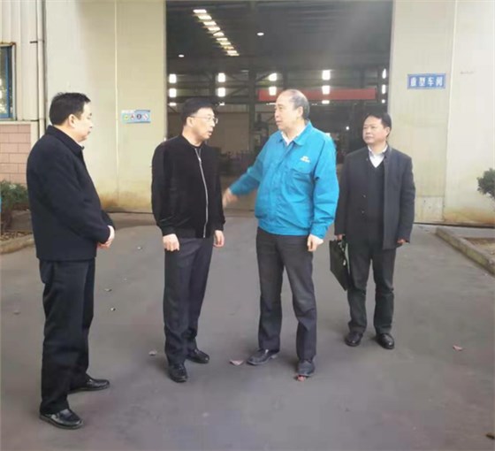 新任涇縣縣委副書記、代縣長施懷中到安徽威能電機有限公司