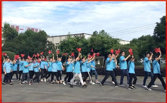 皖南電機(jī)組織參加縣快閃宣傳片拍攝活動