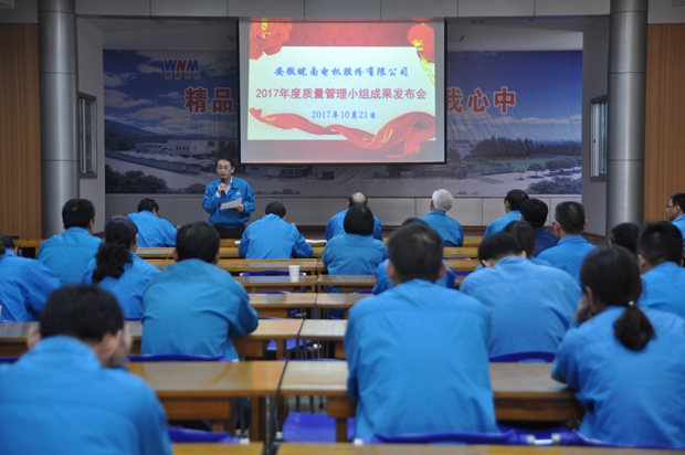 皖南電機(jī)：總經(jīng)理陳學(xué)鋒作總結(jié)講話(huà)